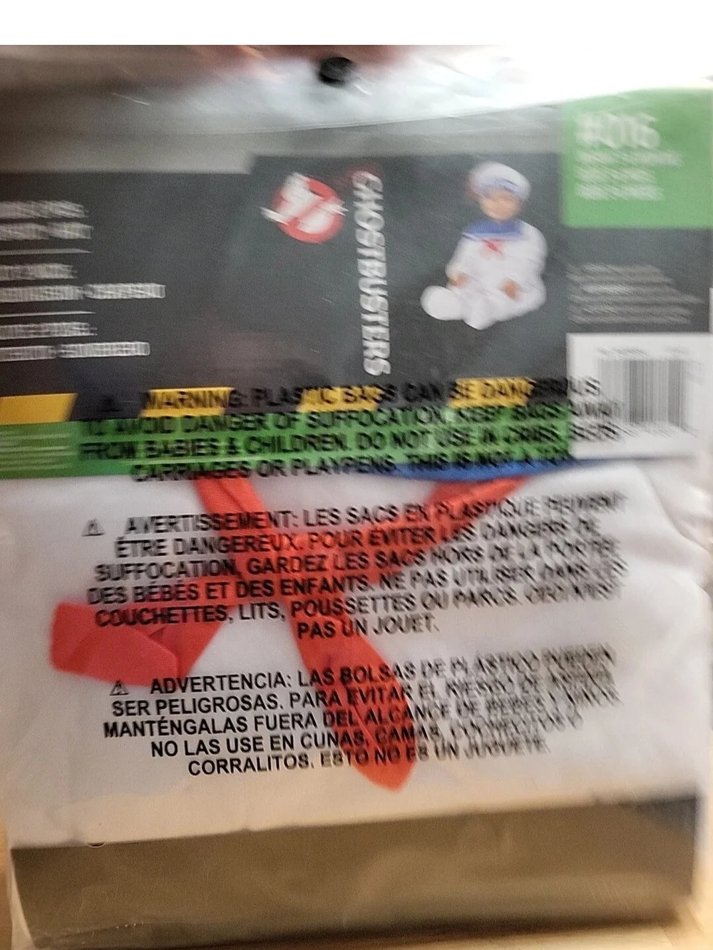 Ghostbusters Infant Stay Puft Marshmallow Man Costume Unisex 3-6 Mo #3085 #4047